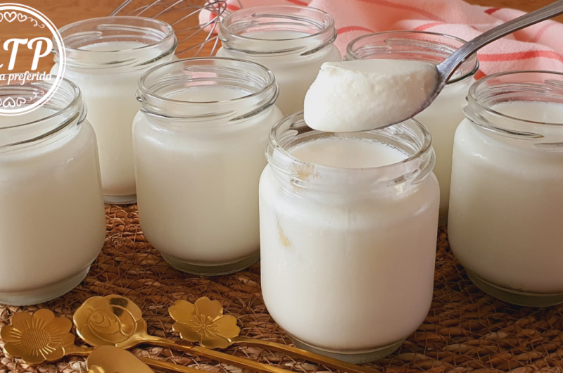 Yogur natural sin lactosa