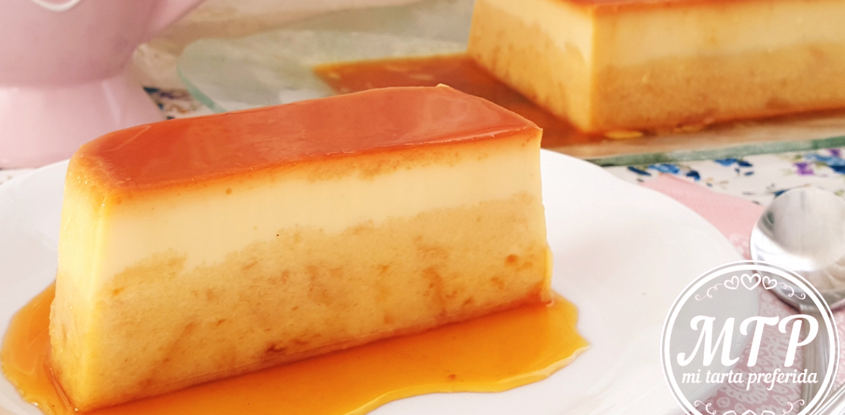 Pudin de magdalenas y leche condensada