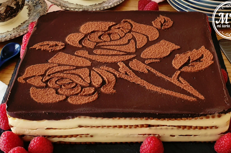 Tarta de la abuela con crema pastelera